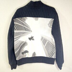 STAPLE WORLD RENOWN PIGEON BRAND Jacket Size M City Urban Graphic Black Gray